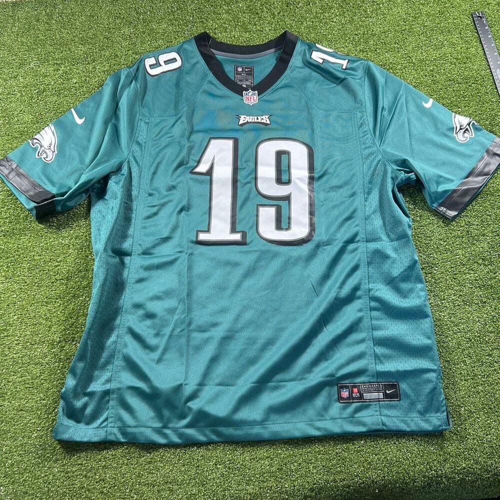 Nike Philadelphia Eagles Anguiano 19 Custom Jersey Men 2XL XXL Green NWOT